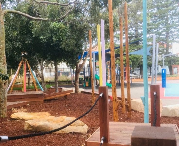 Photo of our outdoor adventure playground.