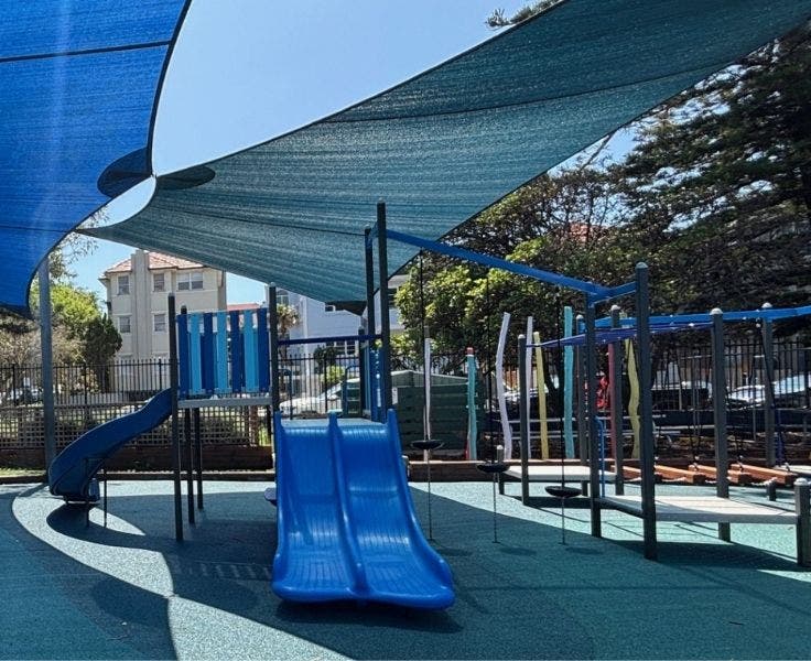 Photo of our playground equipment.