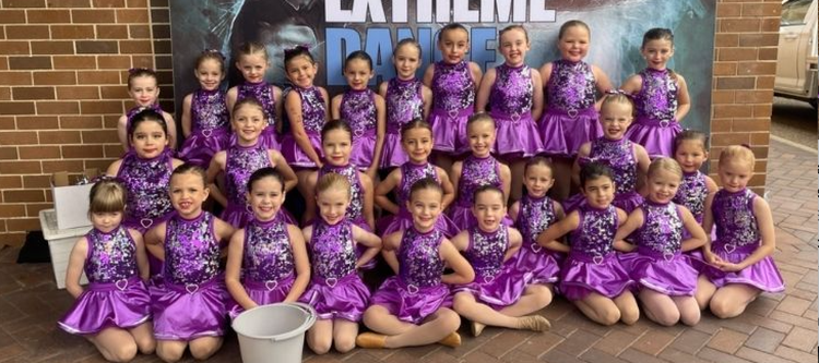 Photo of our Years 1 and 2 dance ensemble.